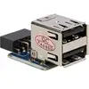 USB 2.0 Adapter, 9 Pin Header > 2x USB-A Buchse