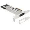 DeLock Wechselrahmen PCI Express Karte für 1 x M.2 NMVe SSD, Schnittst...