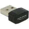 Delock 12461 (USB 2.0), Netzwerkadapter, Schwarz