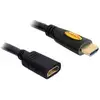 Delock HDMI (Typ A)   HDMI (Typ A) (1 m), Videokabel, Schwarz