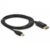 Delock Mini Displayport-auf-displayport-kabel 2 M