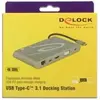 DeLOCK Dockingstation USB Type-C 3.1 dunkelgrau