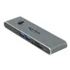 Delock Dual USB Type-C mit HDMI / USB 3.2 / SD / PD 3.0, Dockingstation