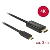 DeLOCK USB Adapterkabel, USB-C Stecker > HDMI 4K Stecker