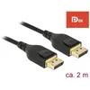 Delock DisplayPort Kabel 8K, 60Hz, 2m