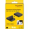 DeLOCK Smartphone Dockingstation 4K mit integrierter Halterung - HDMI ...