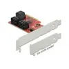 PCIe 6P SATA PCIe x4Karte - LP, Controller