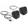 DeLOCK Mini Stereo PC Lautsprecher mit 3,5 mm Klinkenstecker und USB S...