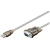 Goobay USB 2.0 Adapterkabel, USB-A Stecker > Seriell RS-232 Stecker