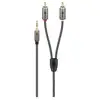 Goobay Plus Audio Adapterkabel AUX 3,5mm Klinke > Stereo-Cinch Stecker