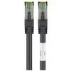 Goobay CAT 8.1 Patchkabel, S/FTP (PiMF), Schwarz, 1 m