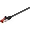 Goobay 3m CAT 6 Patchkabel, S/FTP (PiMF), schwarz