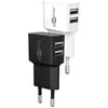 Goobay 12 W USB-A Dual-Ladegerät schwarz, 2x USB-A-Anschlüsse