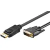 Goobay DisplayPort   DVI (2 m), Videokabel, Schwarz