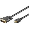 Goobay DVI   HDMI (Typ A) (1 m), Videokabel, Schwarz