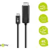 Goobay USB 3.1 Type-C  zu HDMI  Adapterkabel 4k@60Hz [1,8m schwarz]