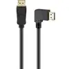 Kabel DisplayPort Stecker 90° > DisplayPort Stecker, 8K / 144Hz