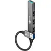 Goobay Slim 4-Port USB-Hub, USB-A auf USB-A, 5 Gbit/s
