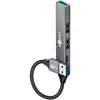 Goobay Slim 4-Port USB-Hub, USB-A auf USB-C /USB-A, 5 Gbit/s
