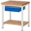 RAU, Werkbank + Arbeitsbock, Werkbank Modell 8001 mit Ablageboden BxTx...