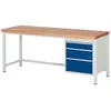 RAU, Werkbank + Arbeitsbock, Werkbank Serie 8159 (200 cm, 70 cm)