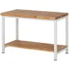 RAU, Werkbank + Arbeitsbock, Werkbank mit Ablageboden Buche Breite 125...