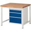 RAU, Werkbank + Arbeitsbock, Werkbank B1000xT900 m.3 Sbl. 120/180/240,...