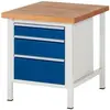 RAU, Werkbank + Arbeitsbock, Werkbank BxTxH 750x900x840 mm (75 cm, 90 ...