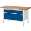 RAU, Werkbank + Arbeitsbock, Werkbank Serie 8466 (150 cm, 70 cm)