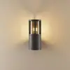 Außenwandlampe Facado II, grau/rauchgrau Ø 11 cm IP65 Metall