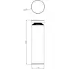 LED-Wegeleuchte Faro, Höhe 60 cm, dunkelgrau, DALI, 3.000 K