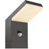 LED-Sensor-Wegeleuchte Tucanae, grau Höhe 100 cm IP54 Metall