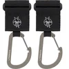 LÄSSIG Karabiner Kinderwagenbefestigung, schwarz, (Set, 2 St)
