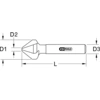 KS Tools, Bohrereinsatz, HSS Kegel- und Entgratsenker (8 Millimeter)