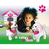 Lucky RC Plüschhund Weiss/Braun 27MHz
