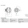 BOSCH 0 986 049 990 Generator x