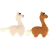 4x D&D Lama mit Katzenminze 16x3x9,5cm, Katzenspielzeug (Katzenminzesp...