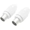 Hama Kit 1m + 1h 75ohm Koaxialstecker