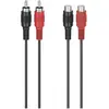 Hama Audio-Verlängerungskabel, 2 Cinch-Stecker - 2 Cinch-Kupplungen, 5...