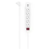 Hama Steckdosenleiste, 5-fach, USB-A 17W, Schalter, 1,4 m, Weiß
