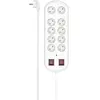 Hama 10 Stecker Mehrfachsteckdose 2 M