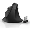Hama Vertikale ergonomische Funkmaus EMW-500, Schwarz