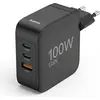 Hama Ladegerät PD GaN 100W Universal, 20 Volt, Schwarz