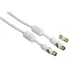 Thomson Antennen-Kabel, Koax-Stecker - Koax-Kupplung, Ferrit, 2,0 m, 9...