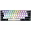 Sharkoon SGK50 S4, 60%, Kabelgebunden, USB, QWERTZ, RGB-LED, Weiß