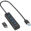 Sharkoon 4-Port USB 3.2 Gen 1 Alu Hub