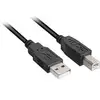 USB 2.0 Kabel, USB-A Stecker > USB-B Stecker