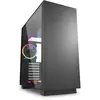 Sharkoon PC Gehäuse PURE STEEL Black RGB ATX schwarz