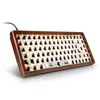 Sharkoon SGK50 S3 Wood Barebone kabelgebundene Gaming Tastatur mit Hol...