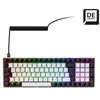 Sharkoon SKILLER SGK50 S2 White Gaming-Tastatur, Gateron Yellow